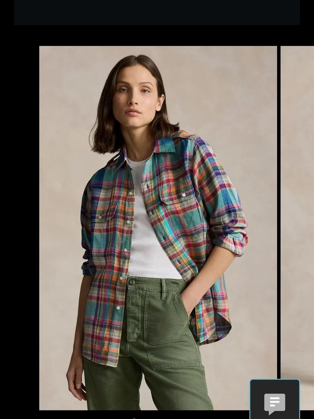 Ralph Lauren Multicolor Plaid Button-Up Shirt